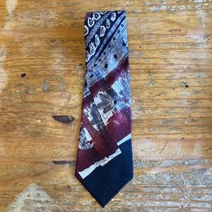 Zanzara Carnival Men's Multicolor Patterned woven silk Tie